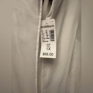 Dressbarn NWT dressy jumpsuit.  Size 1x